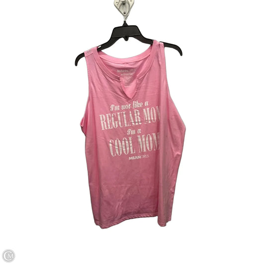 Top Sleeveless By Torrid In Pink, Size: 2x