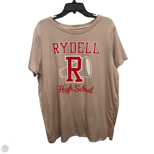 Top Short Sleeve Basic By Torrid In Tan, Size: 2x