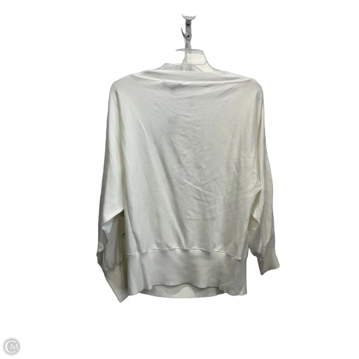 Top Long Sleeve By International Concepts In White, Size: Xl