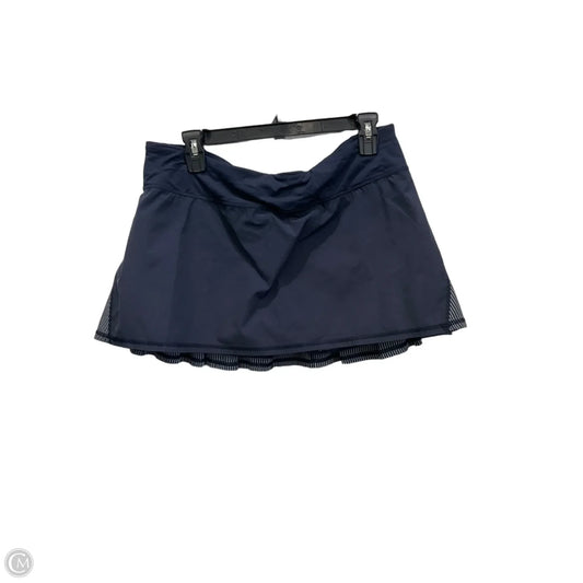 Athletic Skirt By Lululemon In Navy, Size: M