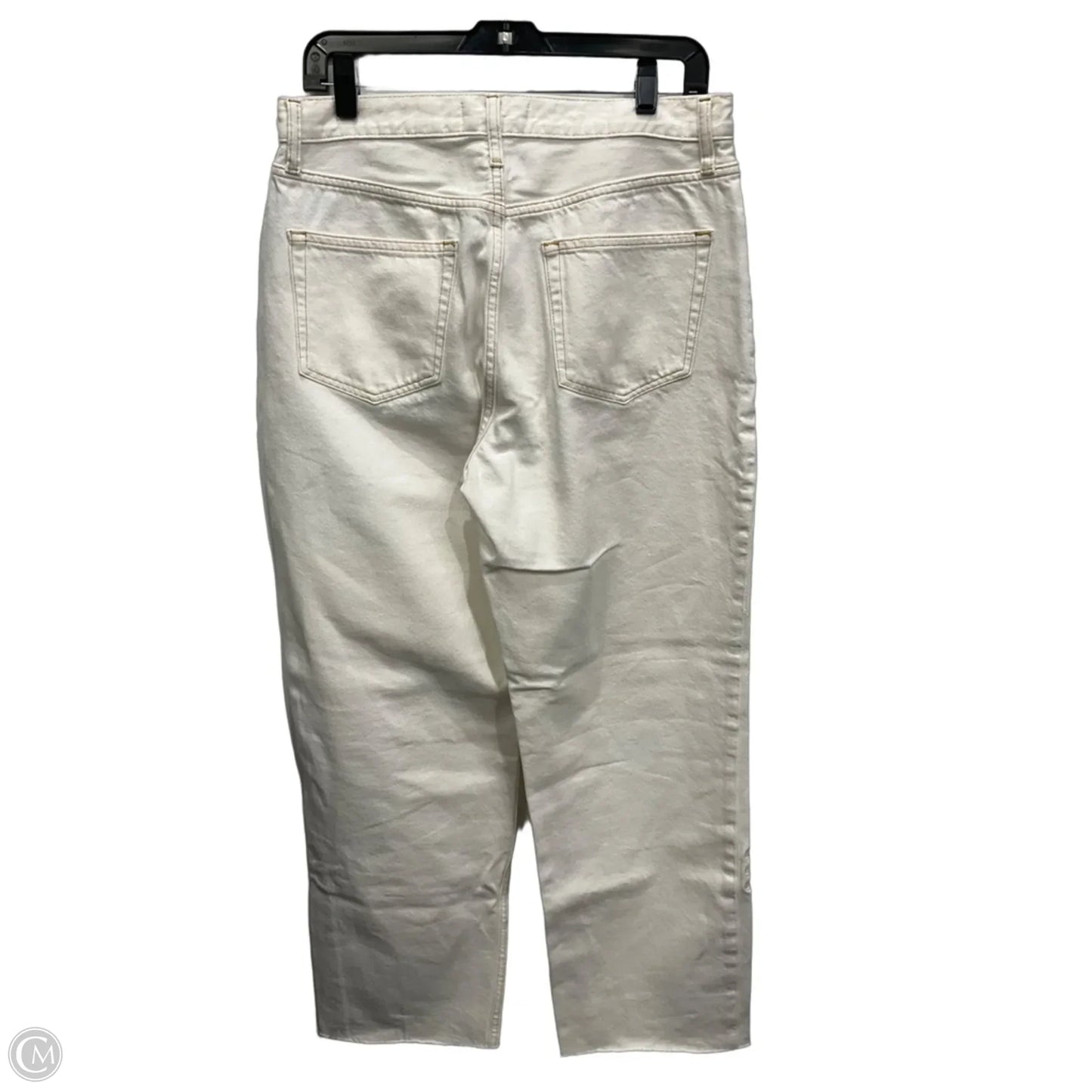 Jeans Straight By Etica In White Denim, Size: 8