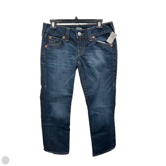 Jeans Straight By True Religion In Blue Denim, Size: 6