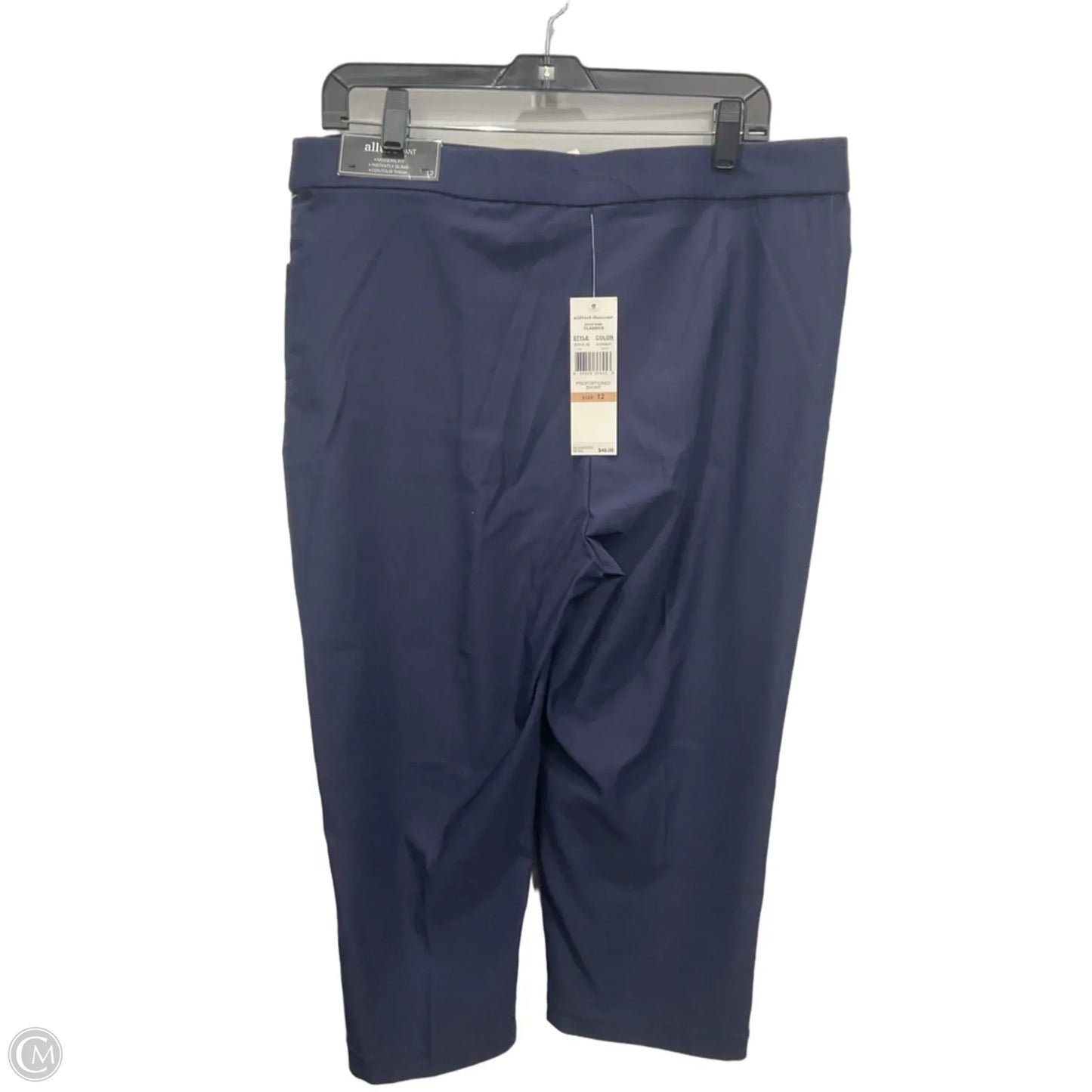 Pants Cropped By Alfred Dunner In Navy, Size: 12