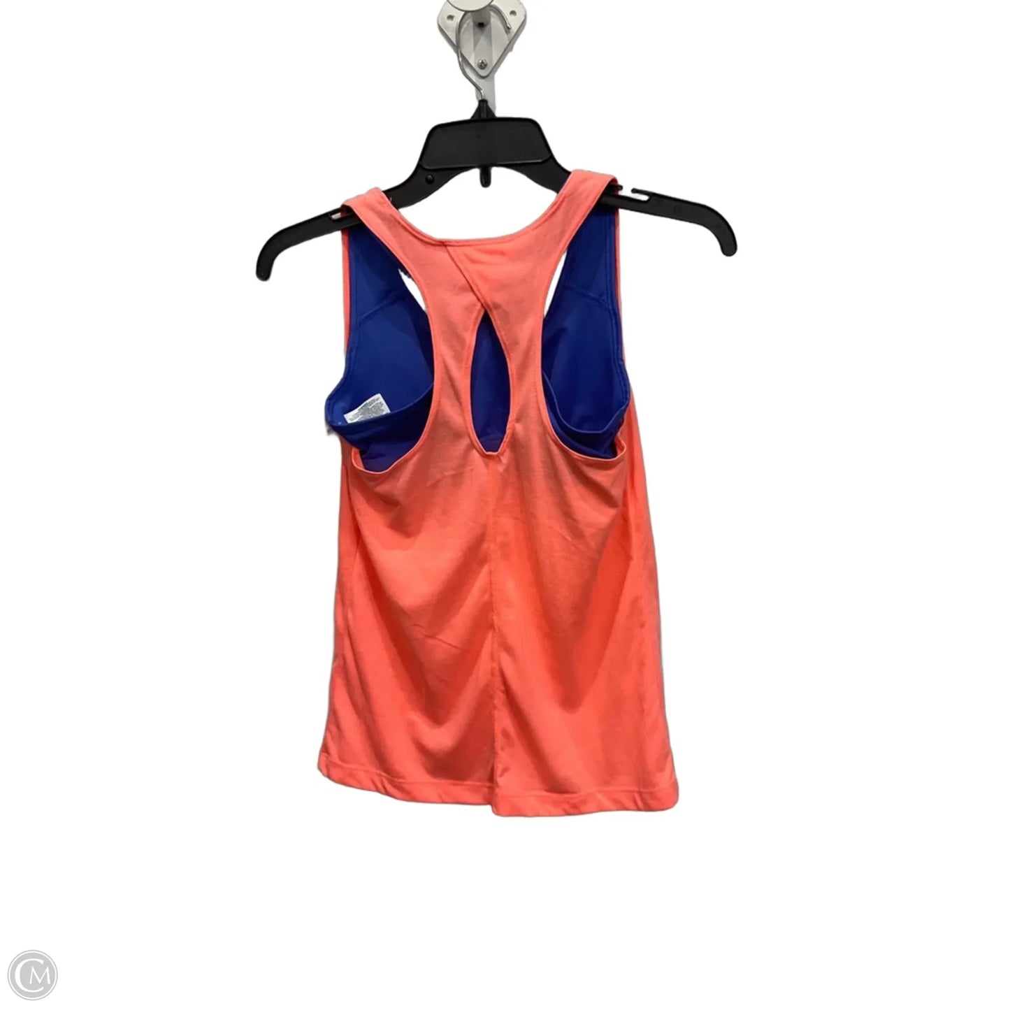 Athletic Tank Top By Nike Apparel In Blue & Orange, Size: M