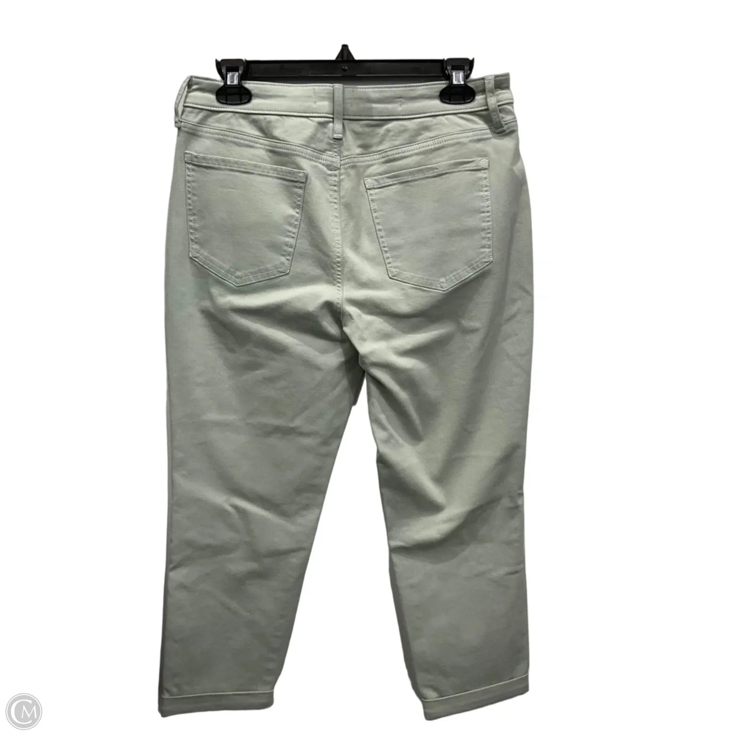 Jeans Cropped By Not Your Daughters Jeans In Green Denim, Size: 8p