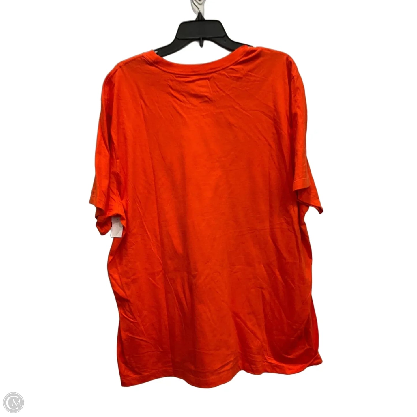 Top Short Sleeve Basic By Nike Apparel In Orange, Size: Xxl