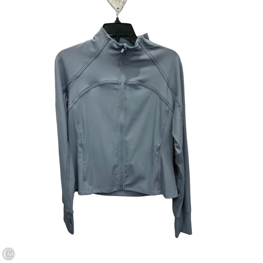 Athletic Jacket By Danskin In Blue, Size: M