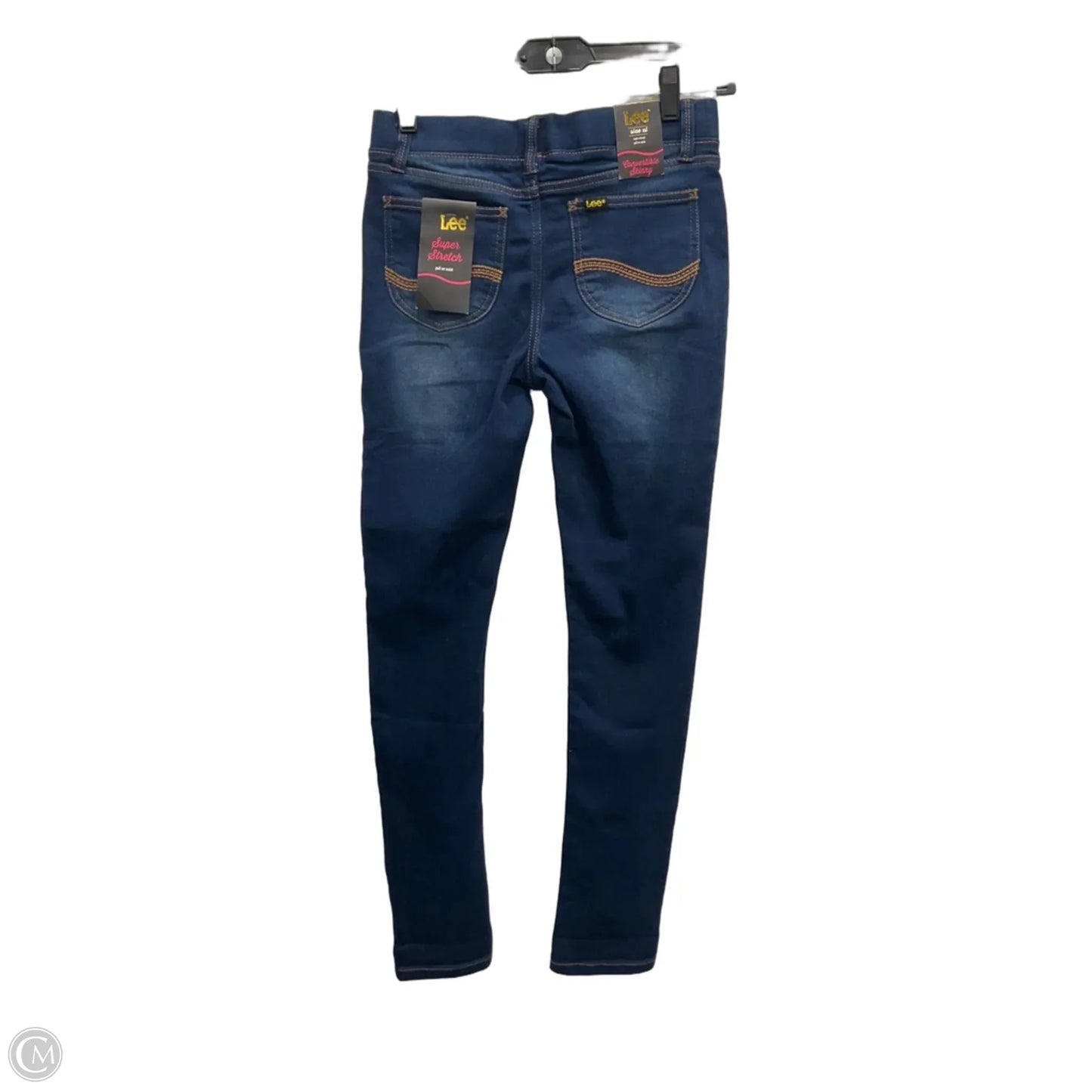 Jeans Jeggings By Lee In Blue Denim, Size: 14