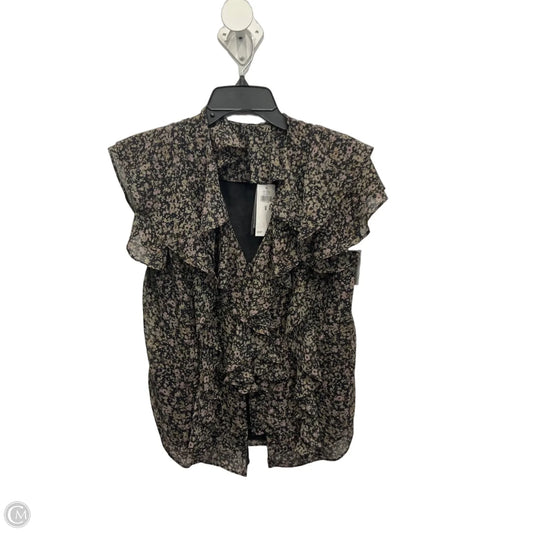 Blouse Short Sleeve By Lauren By Ralph Lauren In Floral Print, Size: Sp
