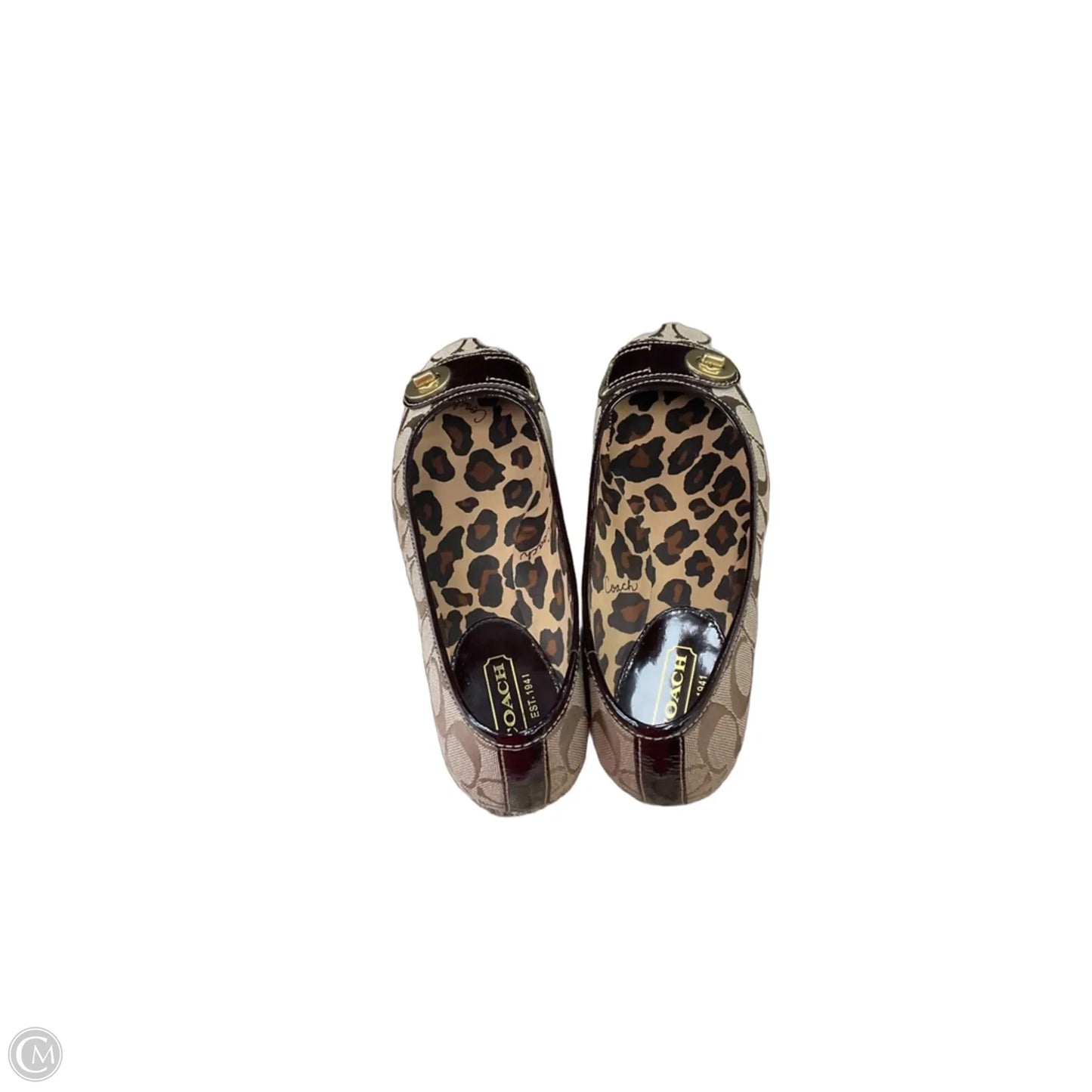 Shoes Designer By Coach In Brown, Size: 8.5
