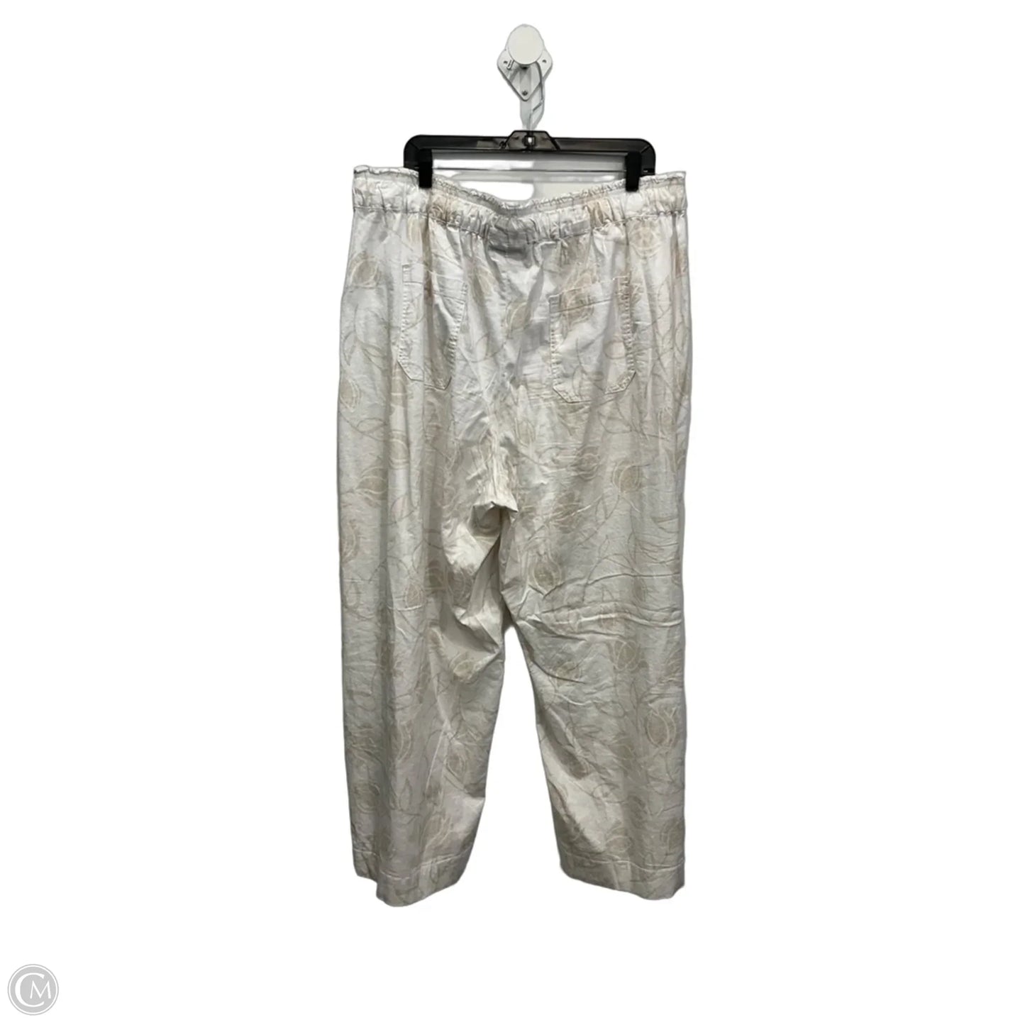 Pants Lounge By Lane Bryant In White, Size: 20