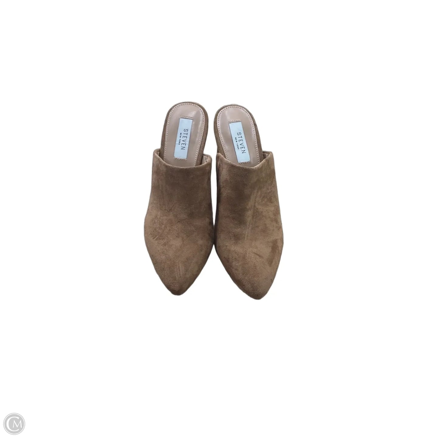 Sandals Heels Block By Cmc In Tan, Size: 7