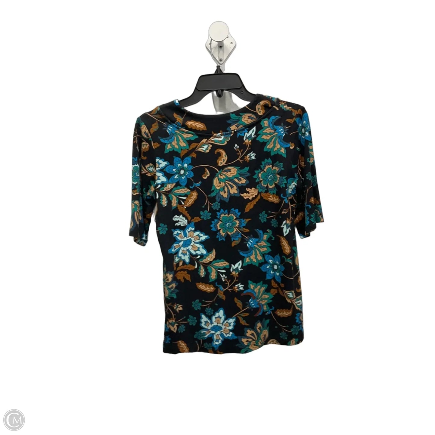 Top Short Sleeve By Clothes Mentor In Paisley Print, Size: S