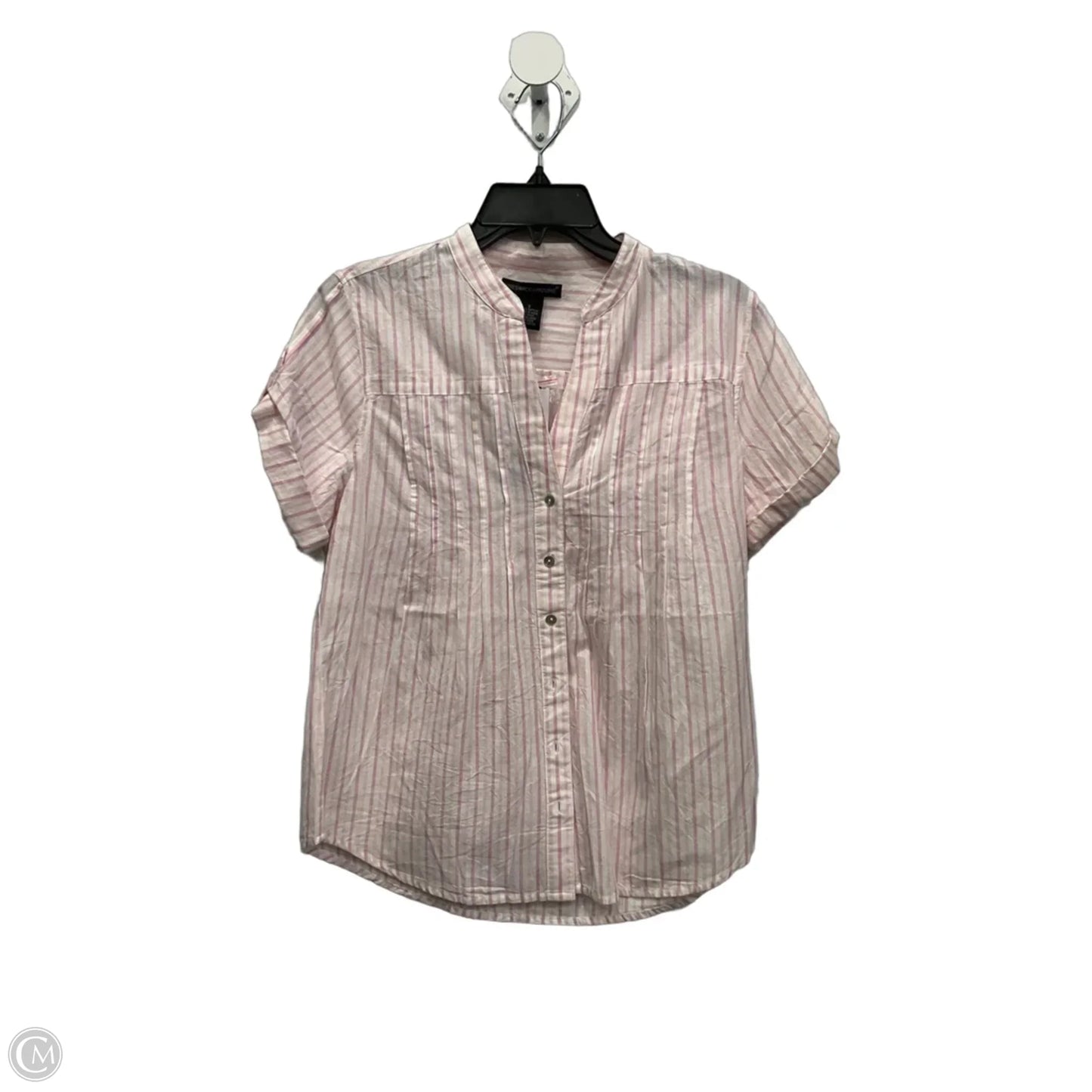 Blouse Short Sleeve By Clothes Mentor In Pink, Size: S