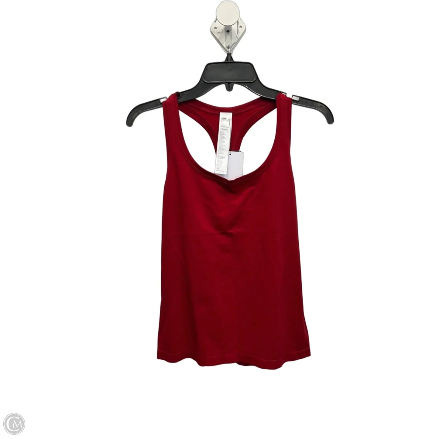 Athletic Tank Top By Fabletics In Red, Size: M