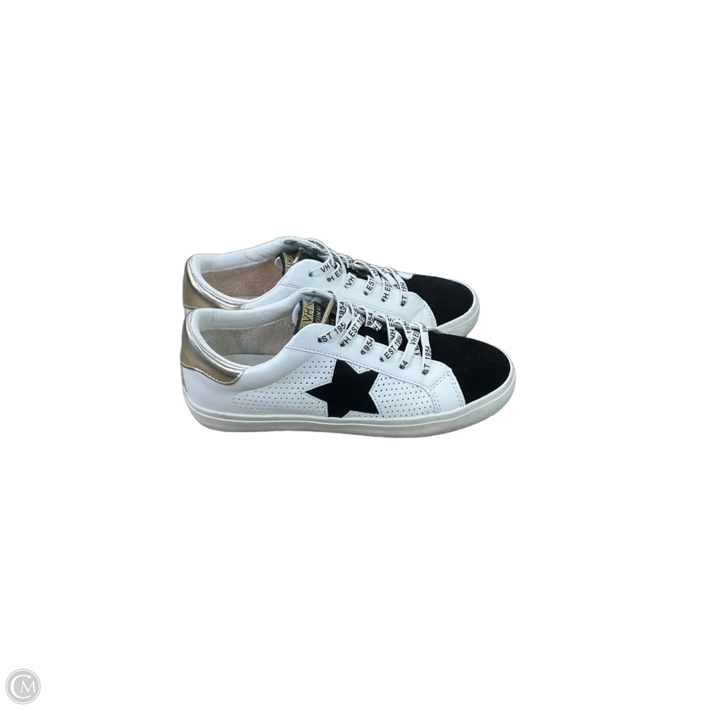 Shoes Sneakers By Vintage Havana In Black & White, Size: 8