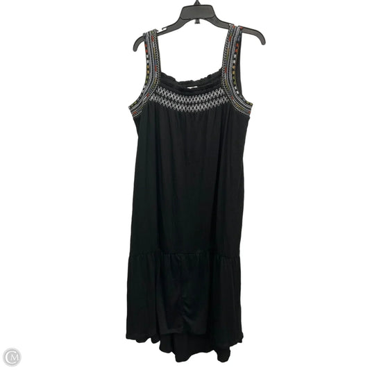 Dress Casual Midi By C Est. 1946 In Black, Size: Xlp