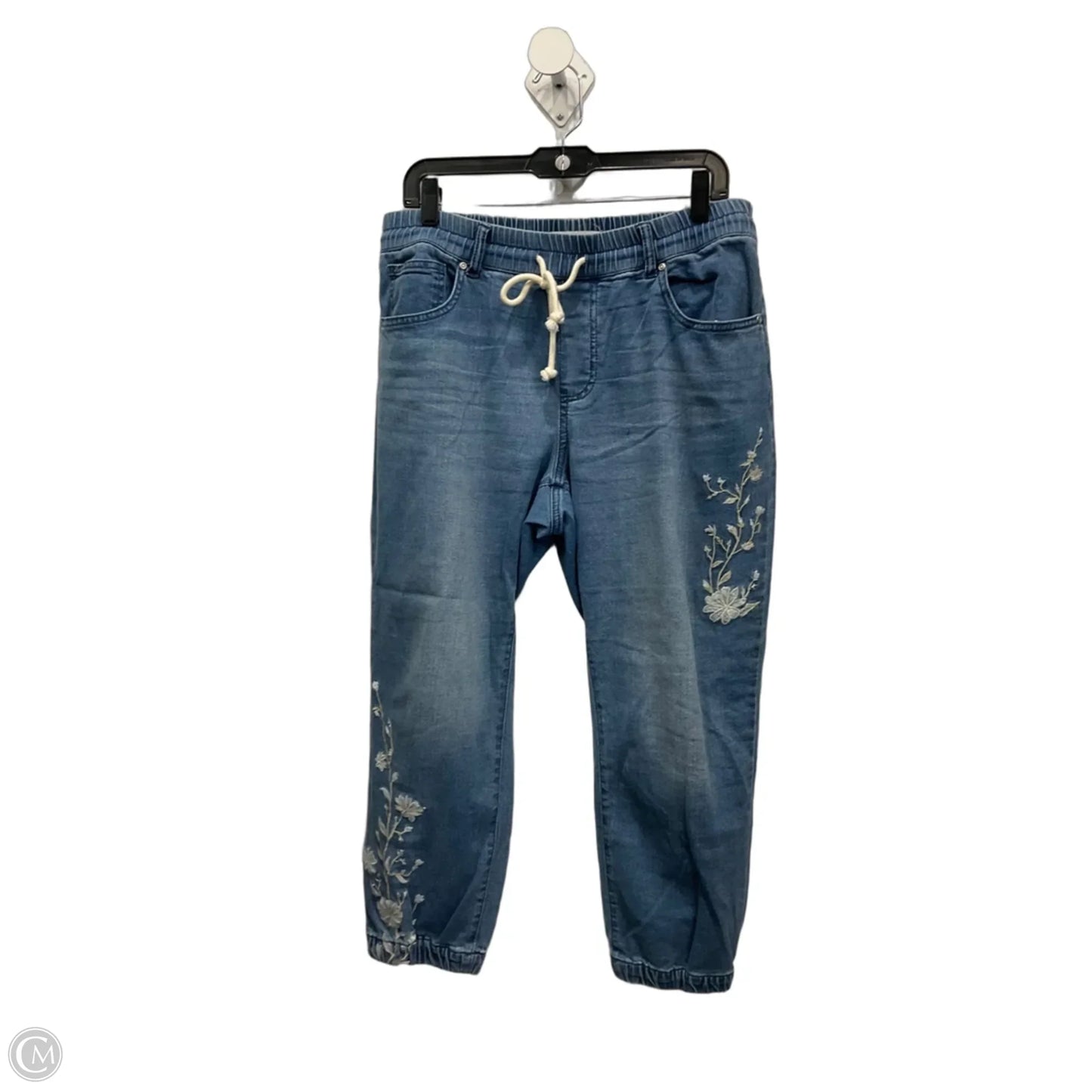 Jeans Cropped By C Est. 1946 In Blue Denim, Size: 10p