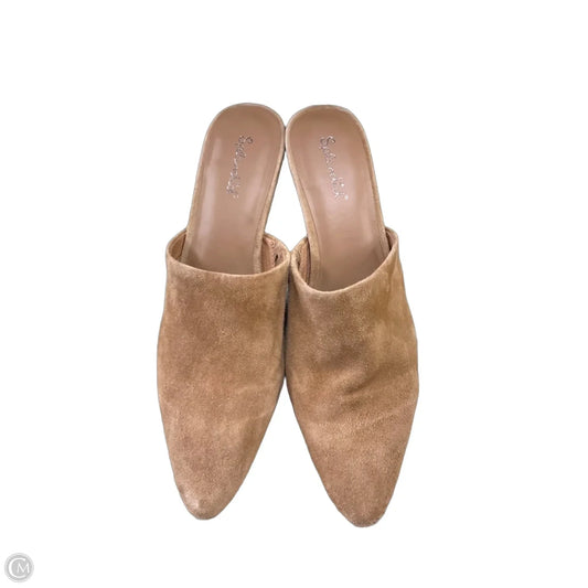 Shoes Heels Block By Splendid In Brown, Size: 7.5