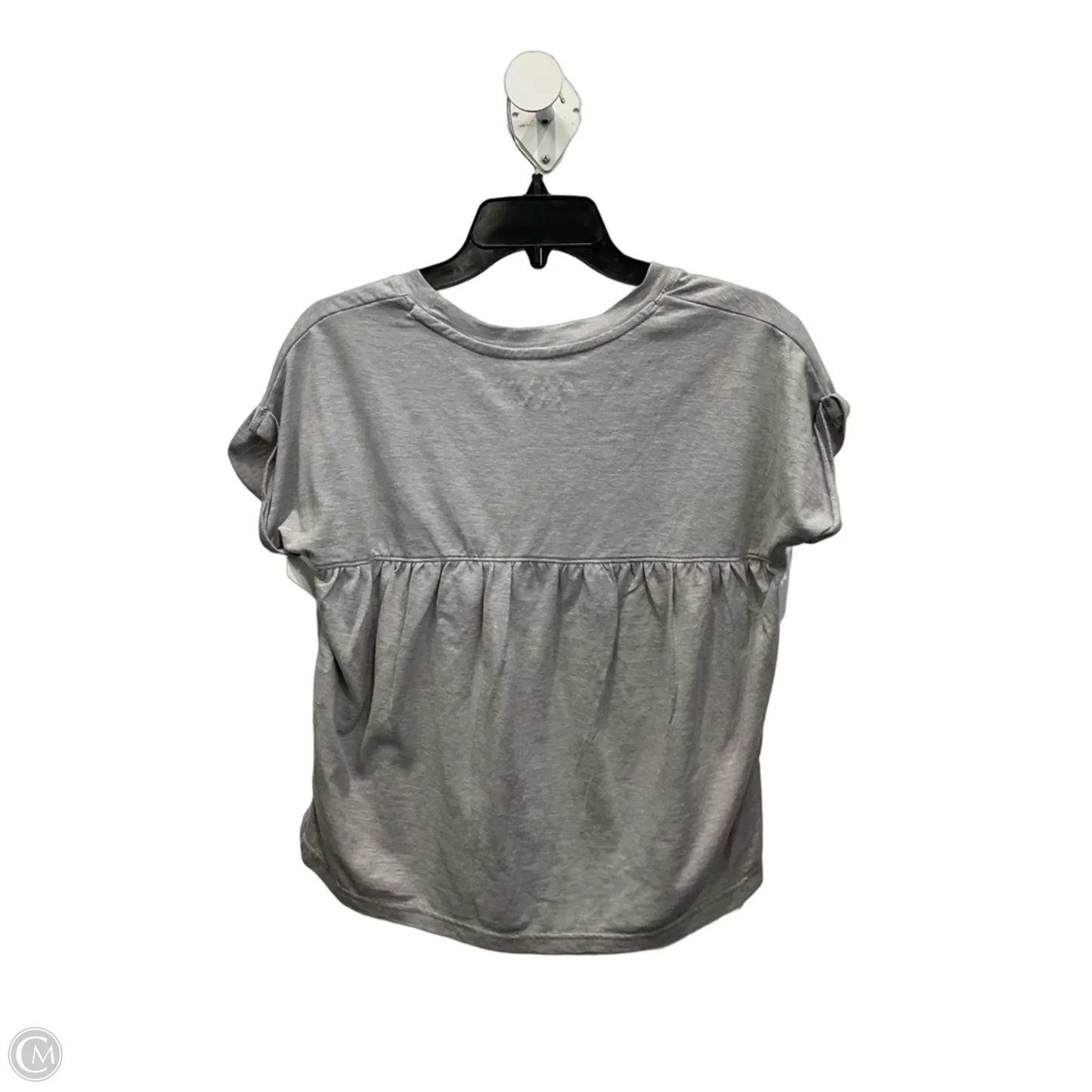 Top Short Sleeve By Clothes Mentor In Grey, Size: S
