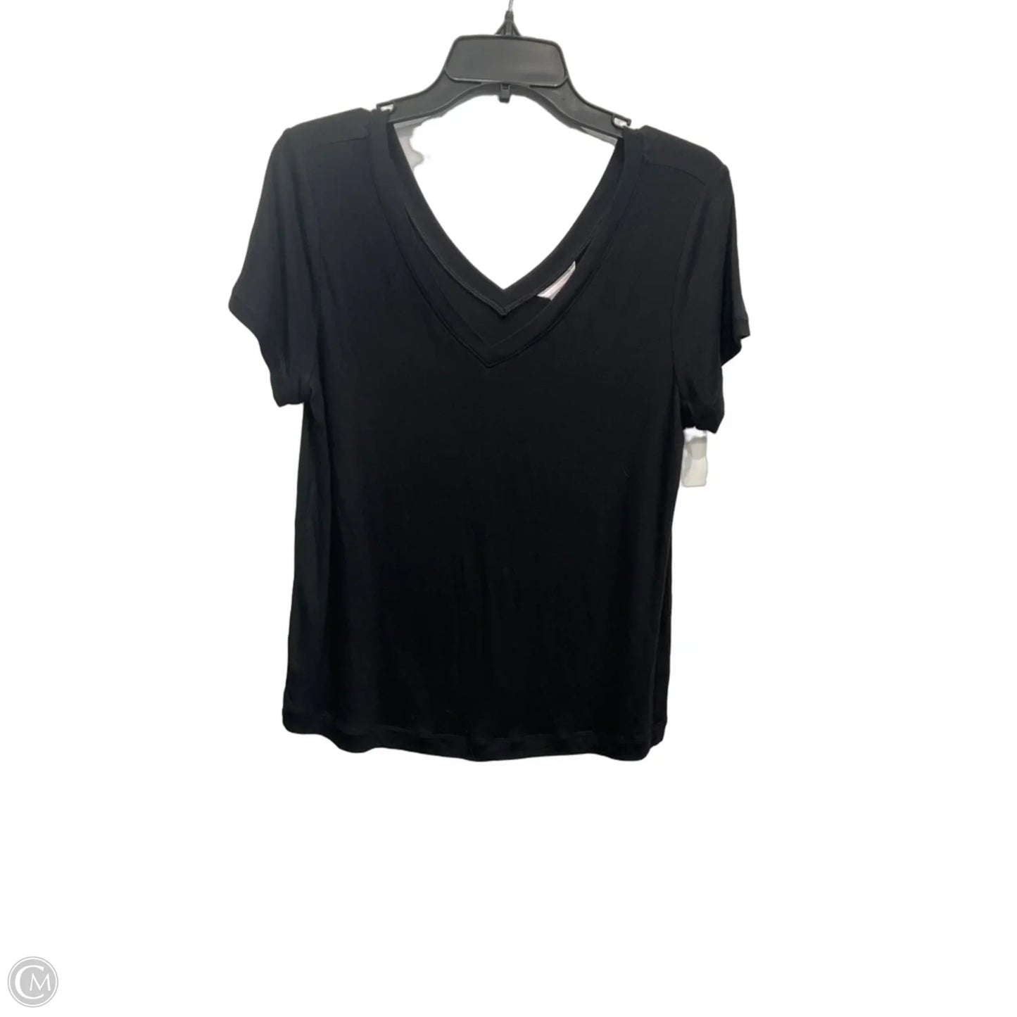 Top Short Sleeve By Cabi In Black, Size: M