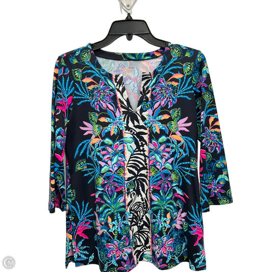 Top Long Sleeve Designer By Lilly Pulitzer In Multi-colored, Size: S