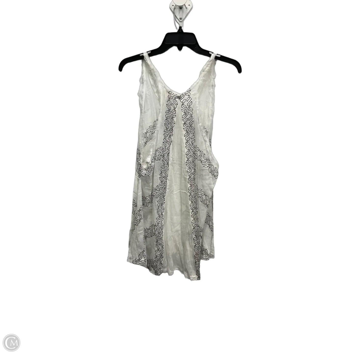 Tank Top By Free People In Black & White, Size: S