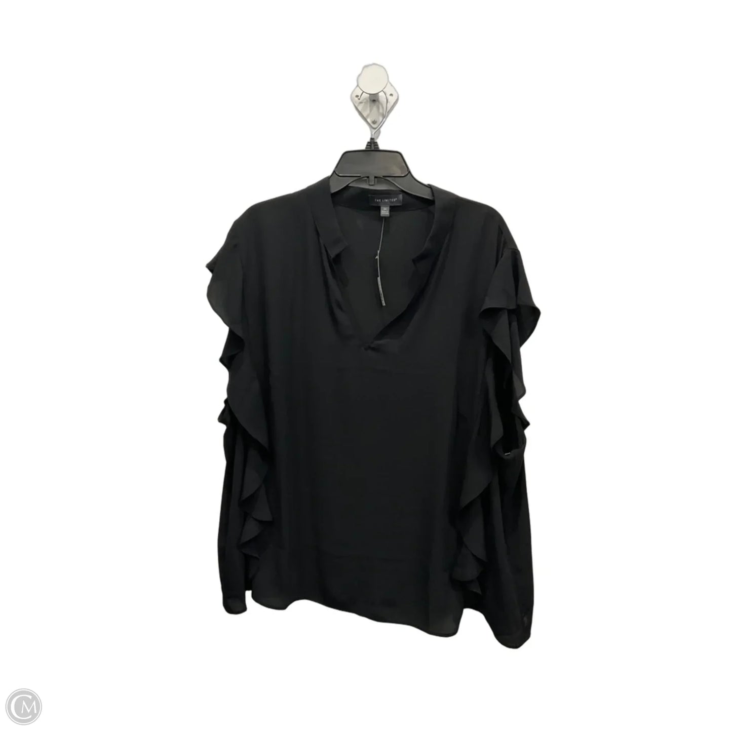 Top Sleeveless By Limited In Black, Size: 3x
