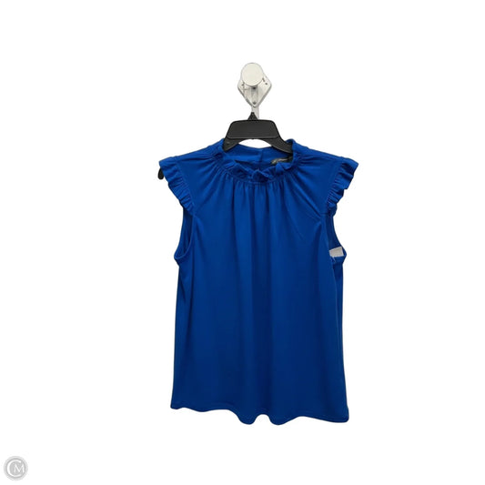 Top Sleeveless By Adrianna Papell In Blue, Size: M