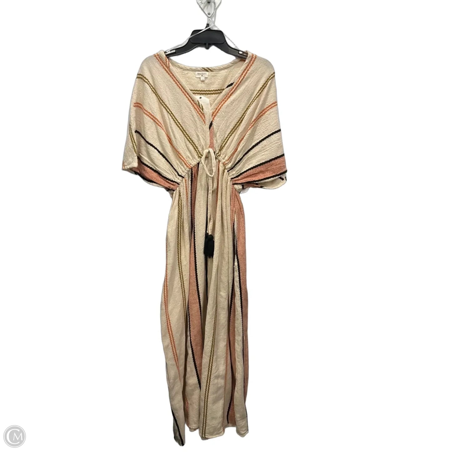 Dress Casual Maxi By World Market In Orange & Tan, Size: M
