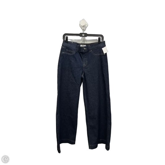 Jeans Wide Leg By Spanx In Blue Denim, Size: 12