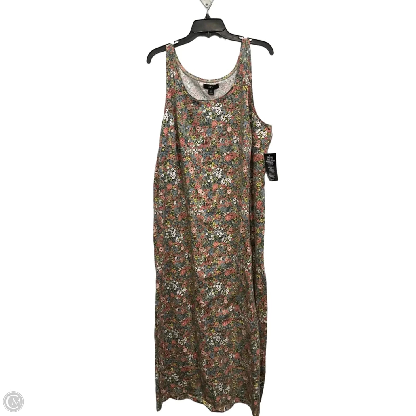 Dress Casual Maxi By Ellos In Floral Print, Size: 1x