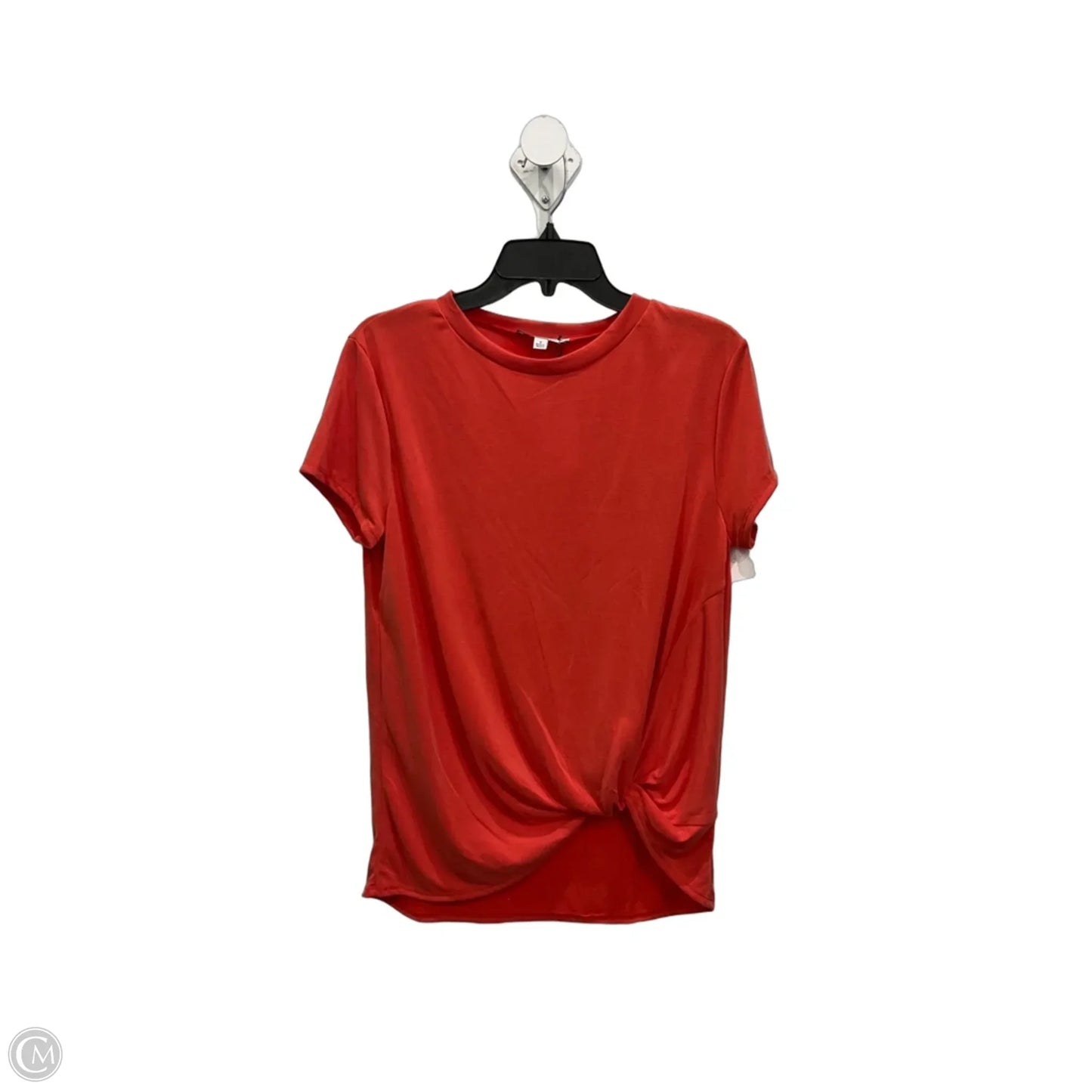 Top Short Sleeve By Green Envelope In Orange, Size: S