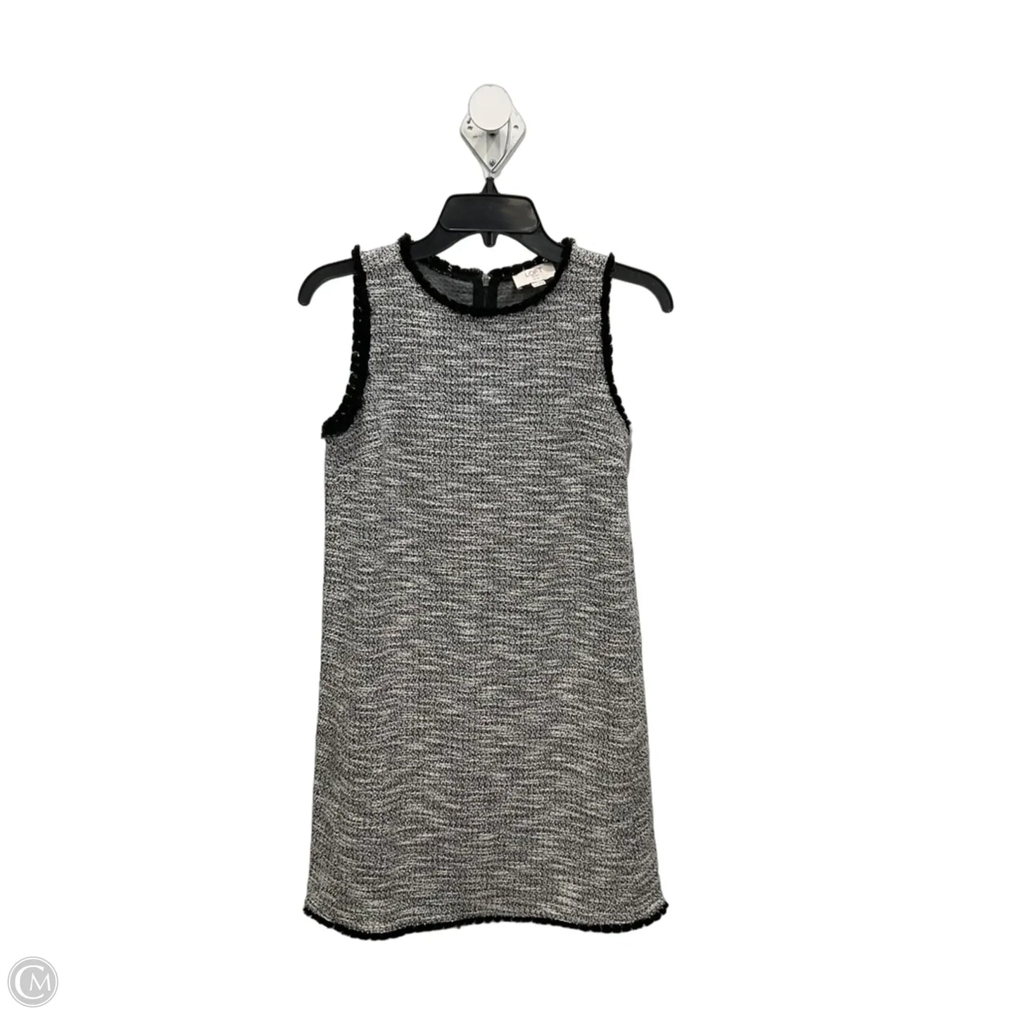Dress Casual Short By Loft In Black & Grey, Size: Xsp