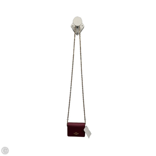 Crossbody Designer By Coach, Size: Small