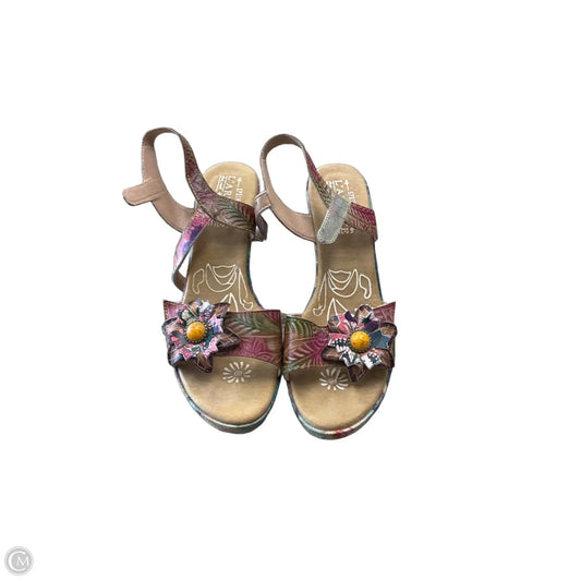 Sandals Flats By Spring Step In Multi-colored, Size: 10