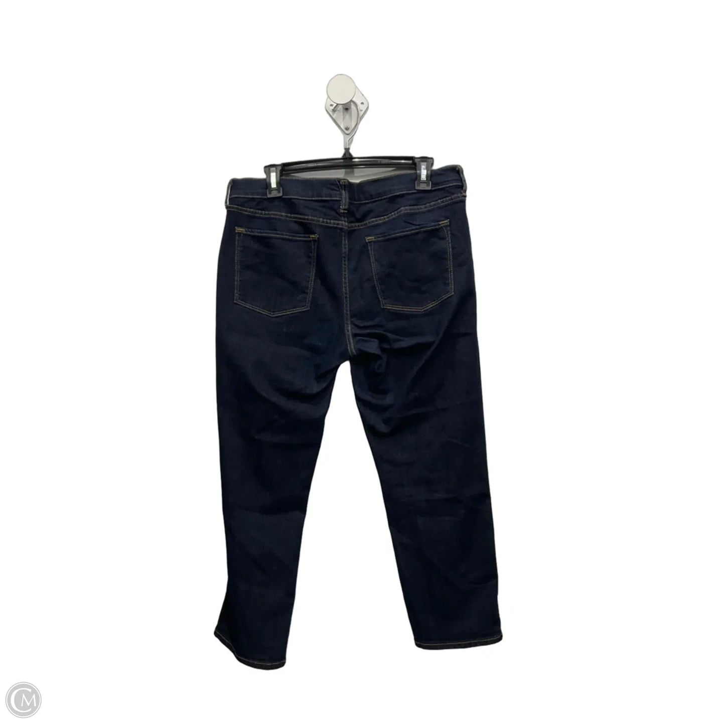 Jeans Skinny By Banana Republic In Blue Denim, Size: 12