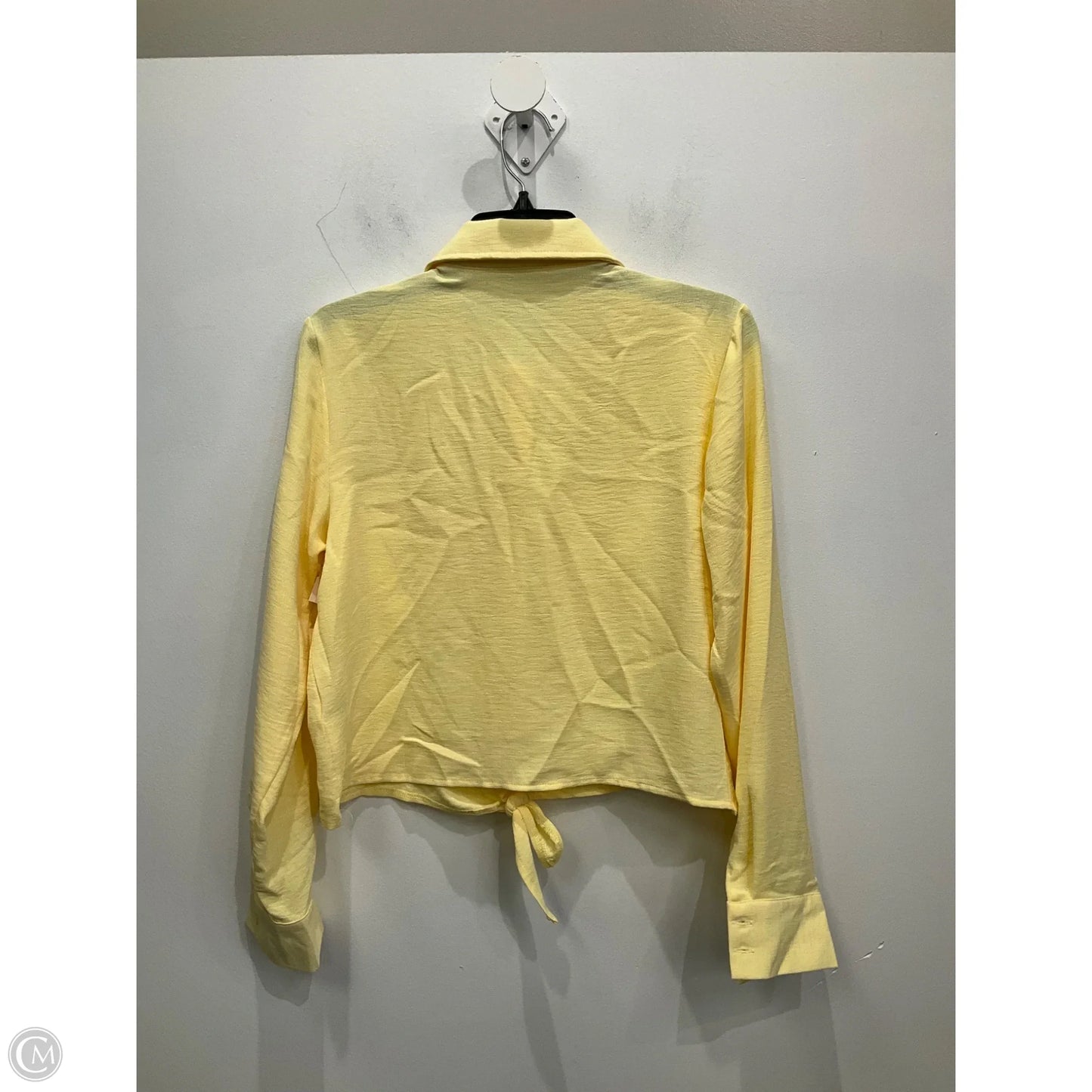 Blouse Long Sleeve By No Comment In Yellow, Size: M