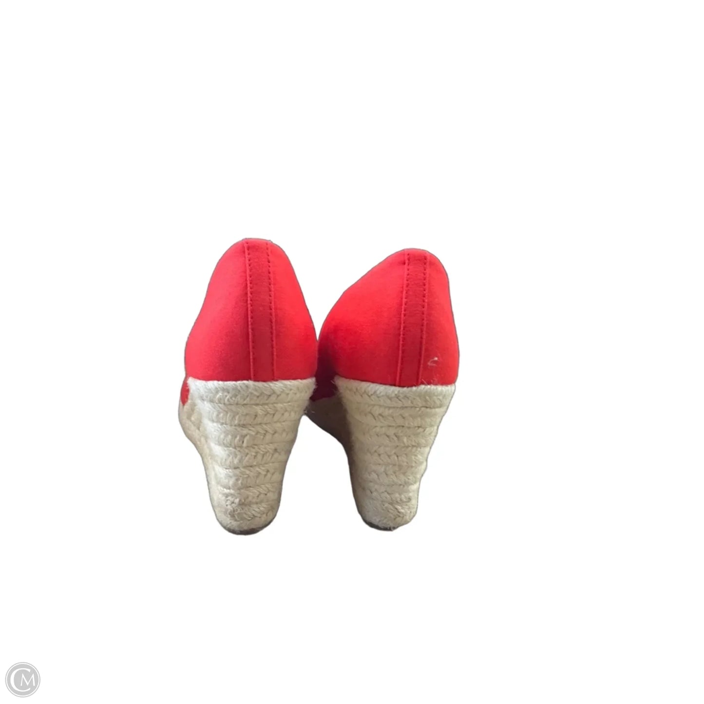 Shoes Heels Wedge By J. Crew In Red, Size: 6.5