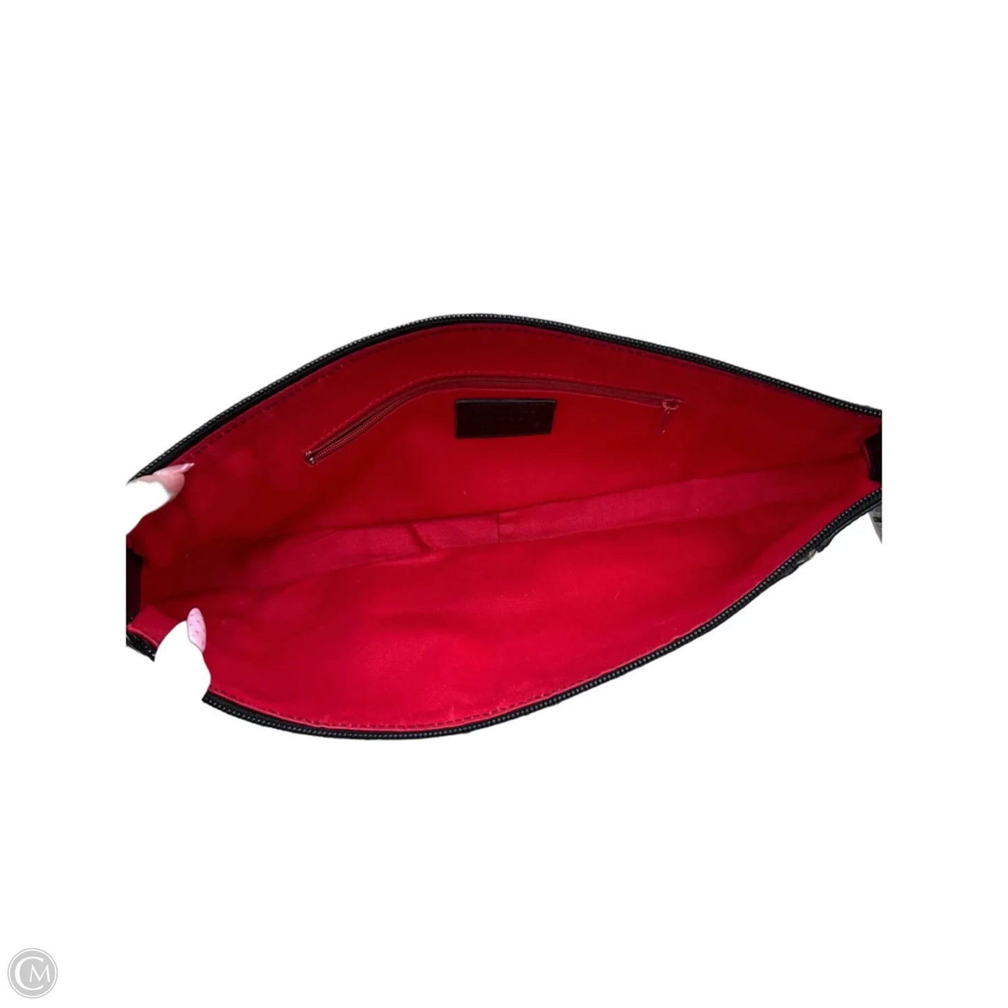 Clutch Leather By Clothes Mentor, Size: Medium