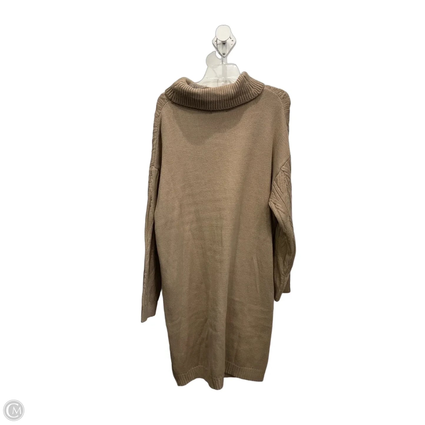 Dress Sweater By Polygram In Tan, Size: 1x