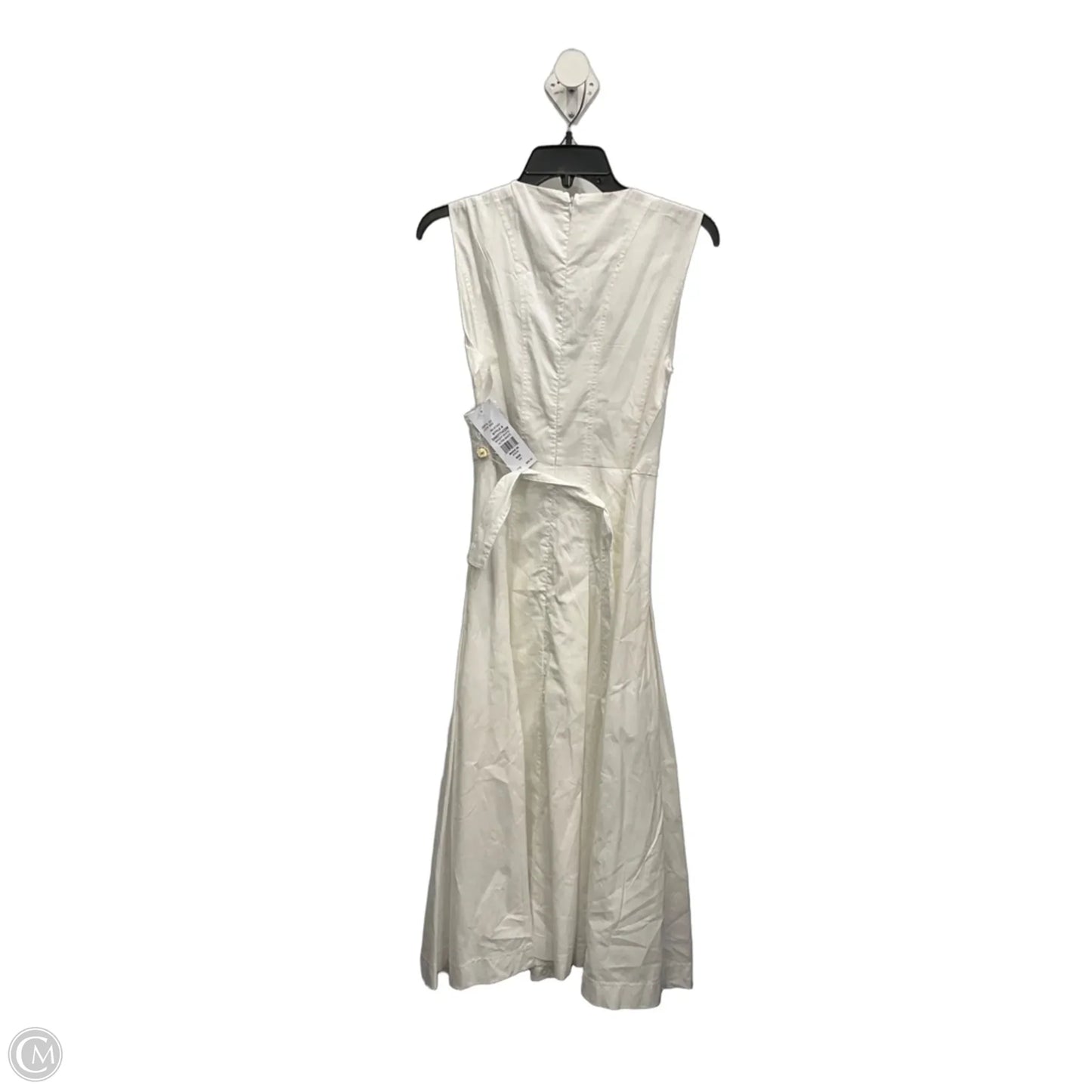 Dress Casual Midi By Clothes Mentor In White, Size: Xs