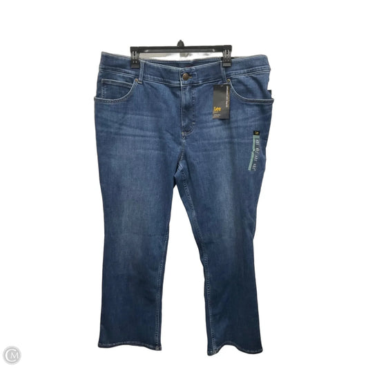 Jeans Wide Leg By Lee In Blue Denim, Size: 20