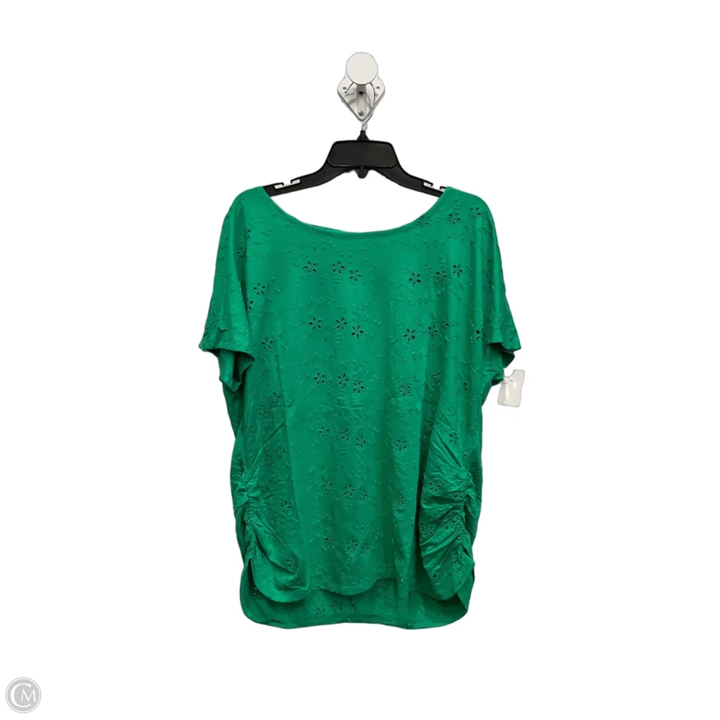 Top Short Sleeve By C Est. 1946 In Green, Size: Xl