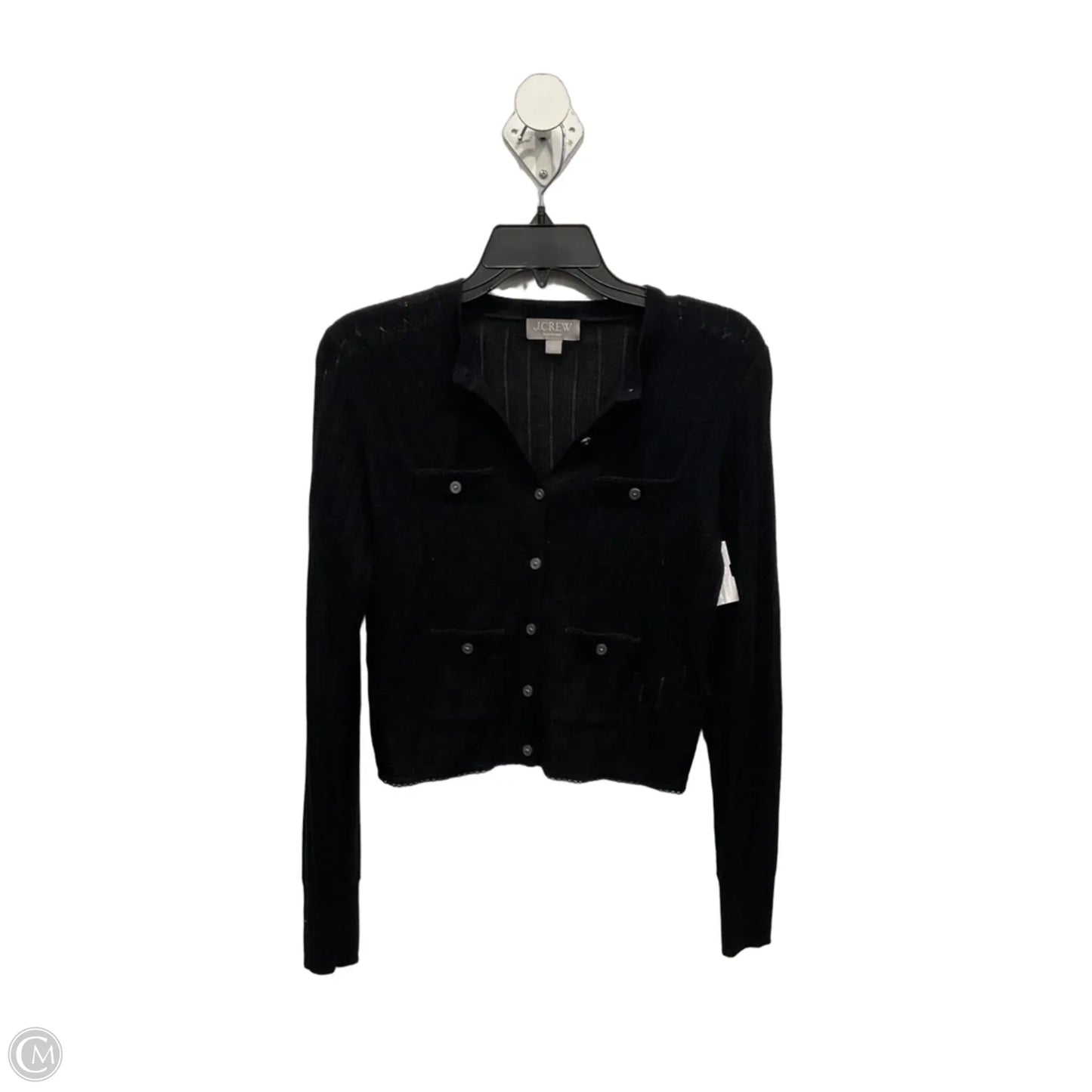 Sweater Cardigan Cashmere By J. Crew In Black, Size: S