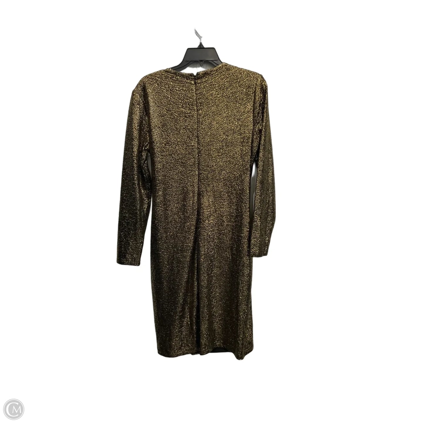 Dress Party Midi By Calvin Klein In Gold, Size: L