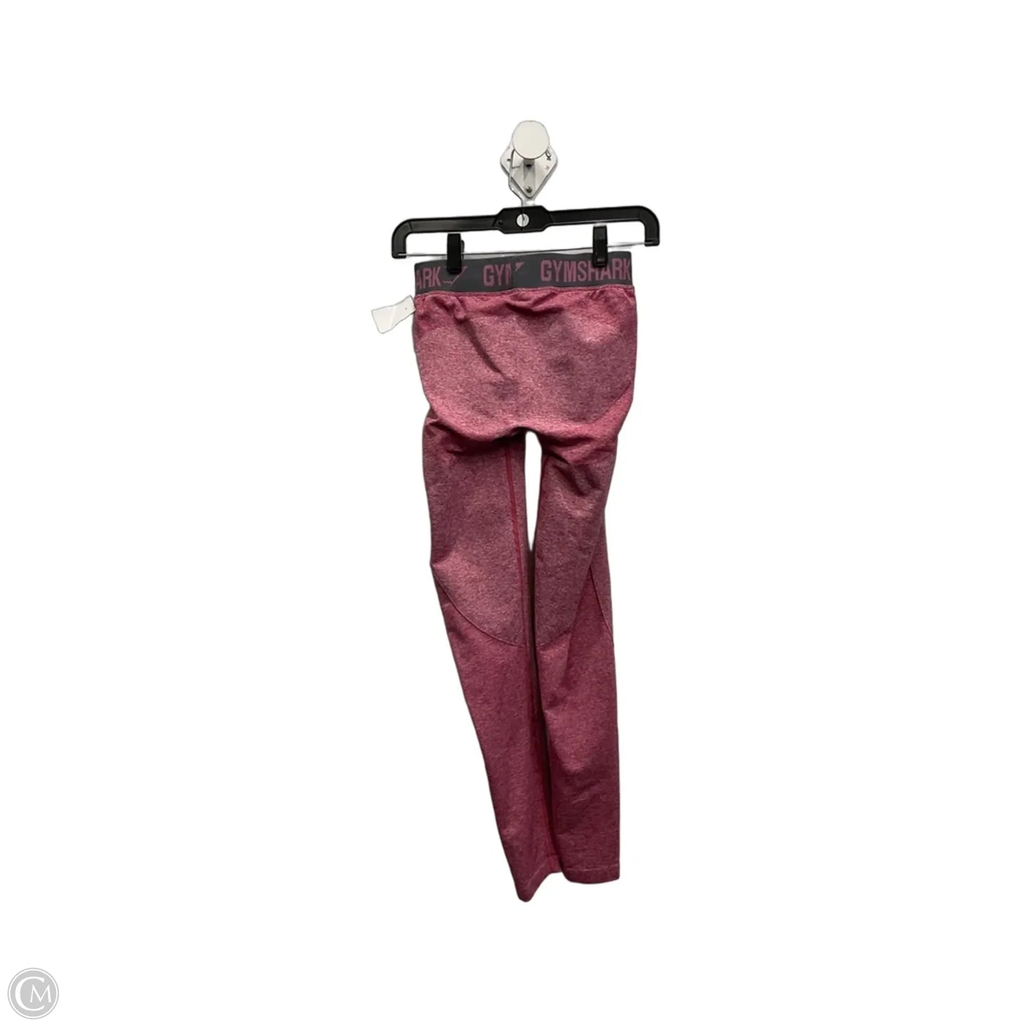 Athletic Leggings By Gym Shark In Grey & Pink, Size: S