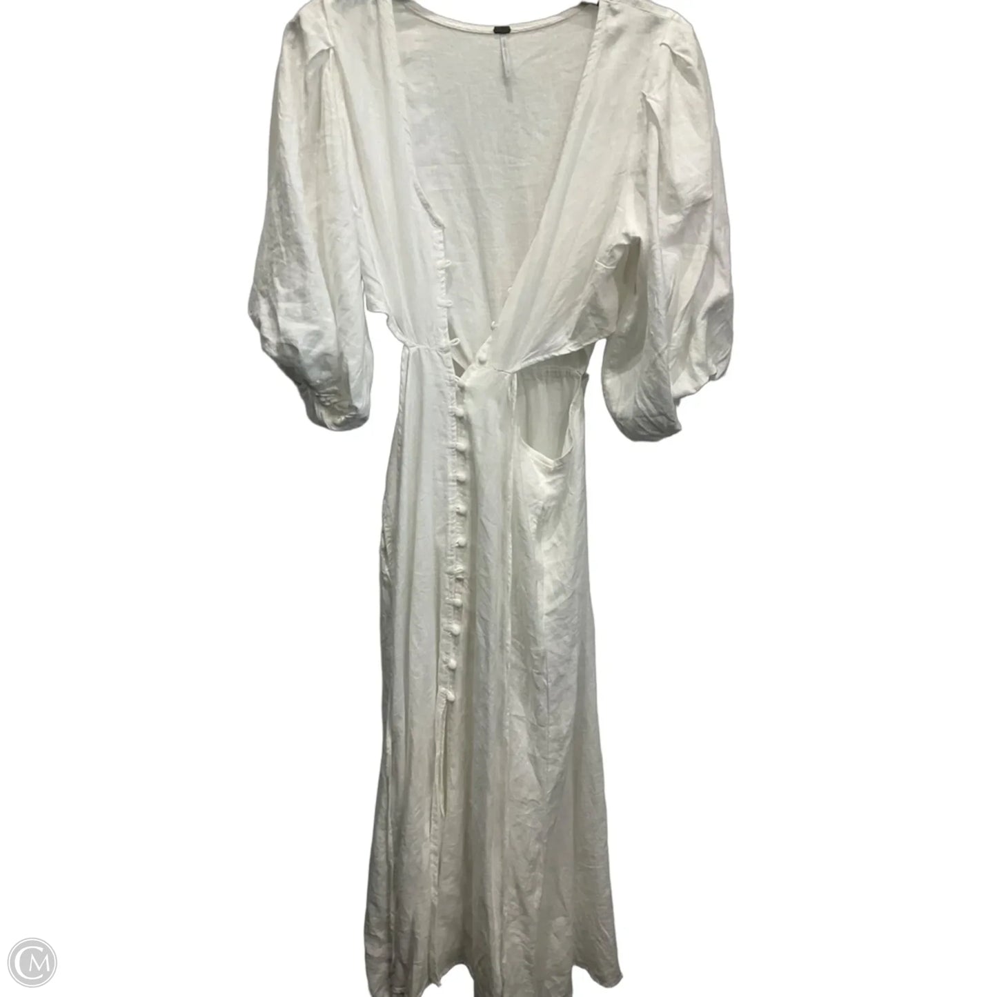 Dress Casual Maxi By Yfb In White, Size: S