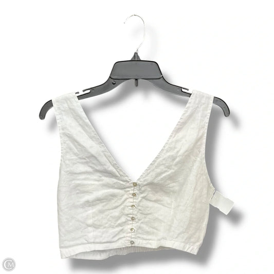 Top Sleeveless By Madewell In White, Size: S