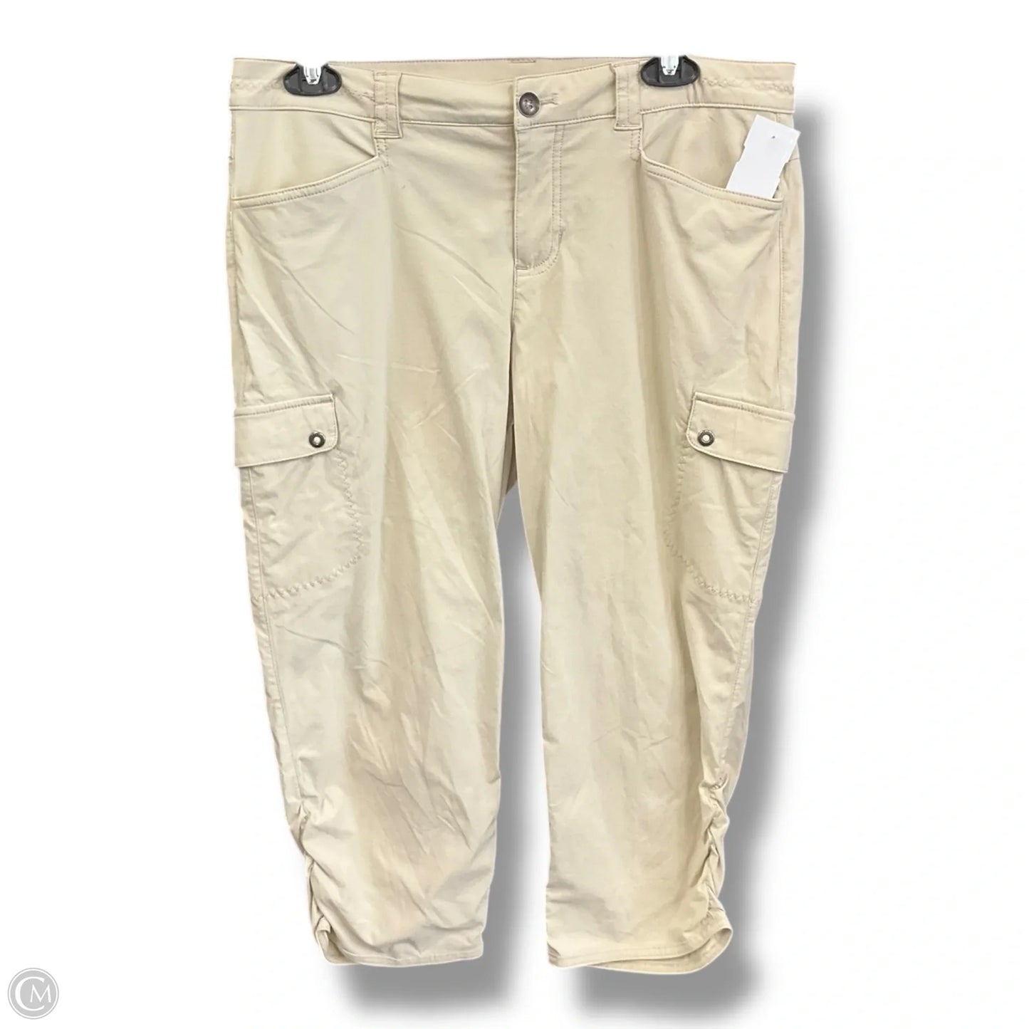 Capris By Eddie Bauer In Tan, Size: 10